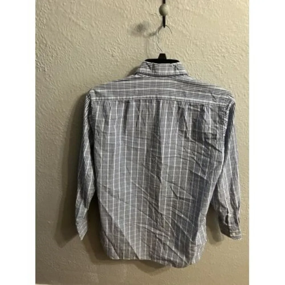 J Crew Men's Plaid Button Up Long Sleeve Shirt‎ Size Xsmall
